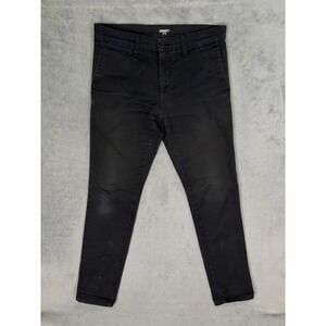 Carhartt WIP Pants Mens 32x32 Black Chino Straight Work In Progress Utility SID